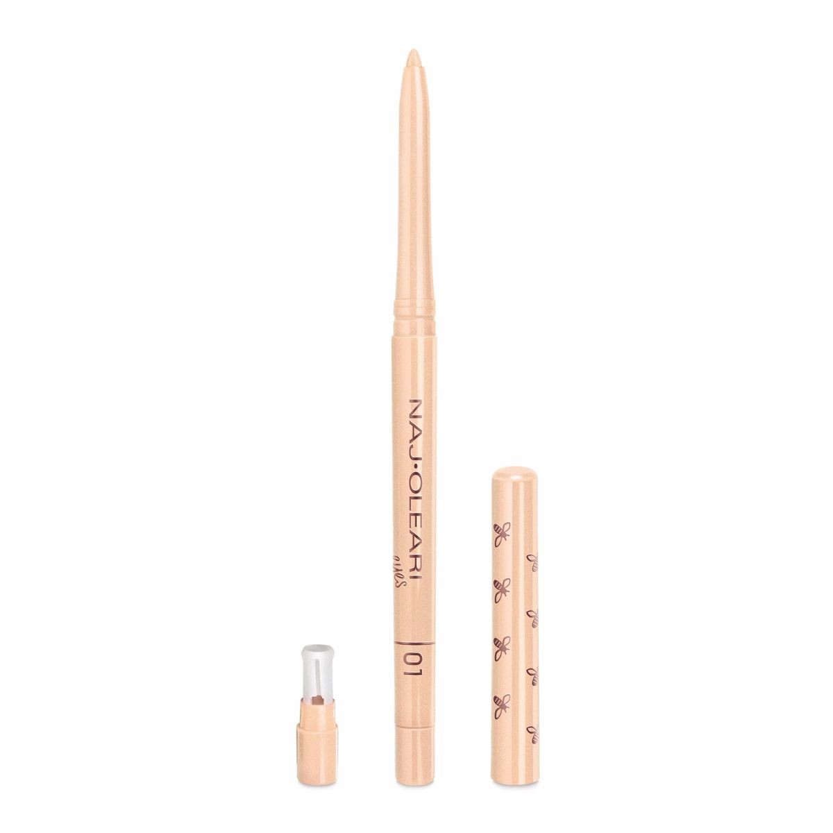 NAJ-OLEARI Deep Eye Kajal Pencil Eyes 02 Oak Golden – Weicher Eyeliner Für Rauchige Looks